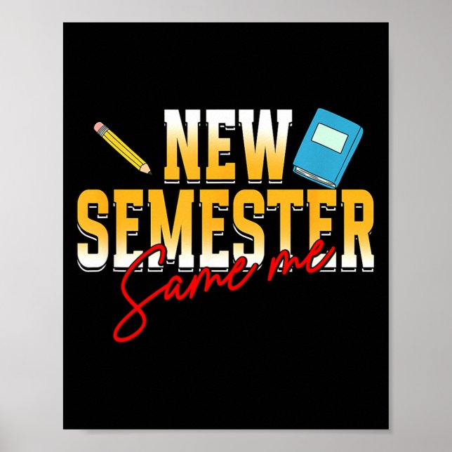 Póster Aprendizaje para exámenes Estudiante Aprende Escue (Frente)