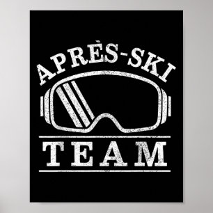 Póster Apres Ski Goggles Fiesta Team Skift