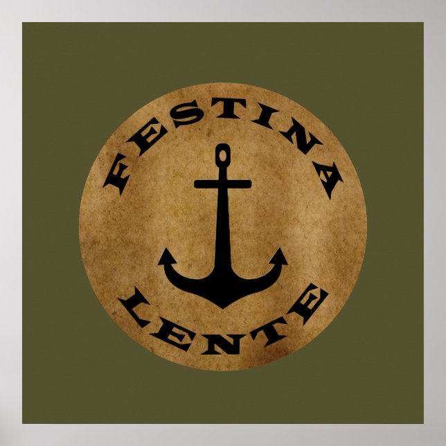 Póster Apresúrate lentamente (Frente)