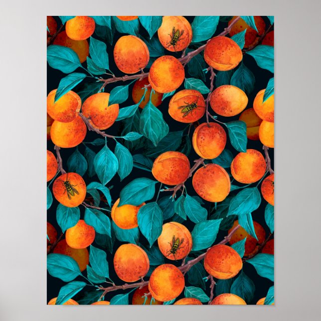 Póster Apricot garden 2 (Frente)