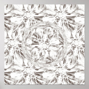 Póster April Birthstone Gemstone Diamond