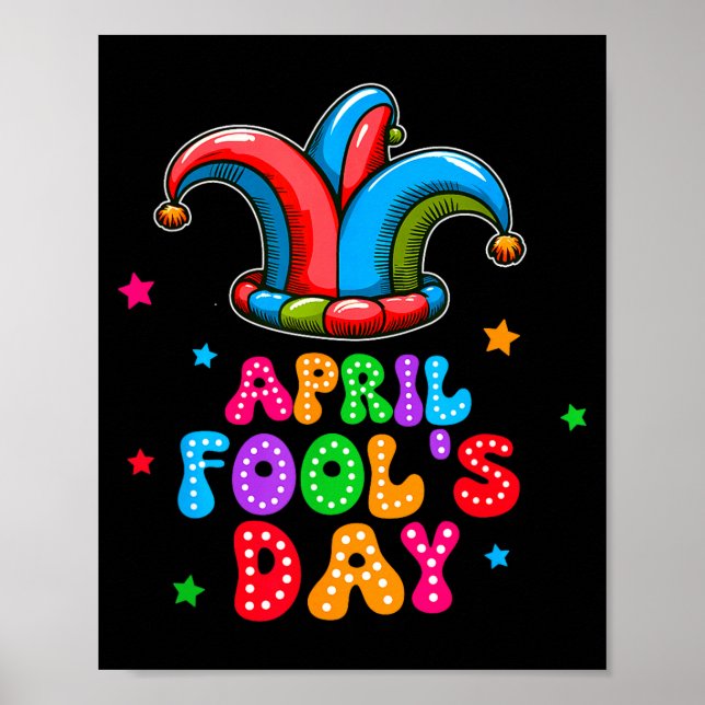 Póster April Fool's Day April 1st Prank Joke Funny Gift  (Frente)
