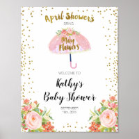 April Showers Bring May Flower Baby Shower Bienven