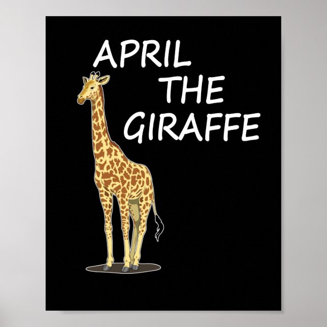 Póster April The Giraffe (Frente)