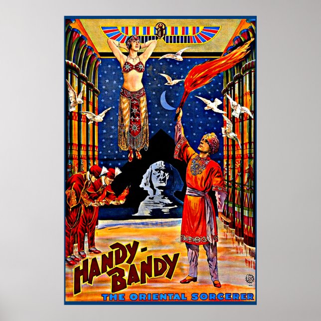 Póster aproximadamente 1920 poster mago Handy-Bandy (Frente)