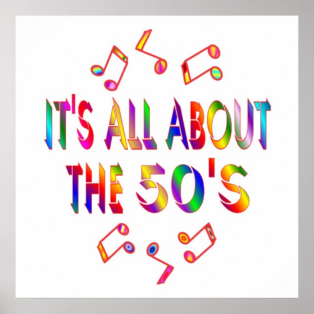 Póster Aproximadamente los 50 (Frente)