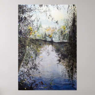 Póster Aproximándose a Dusk Goldbekkanal Hamburgo 2014