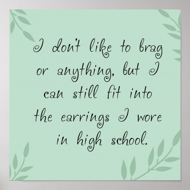 Póster Aptitud para las barrenas (Frente)