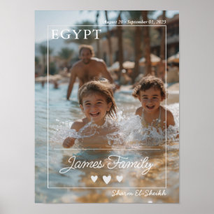 Póster apture the Your Family's Adventure: Travel Keepsak