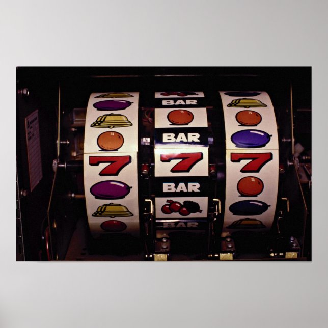 Póster Apuestas, máquinas tragaperras (Frente)