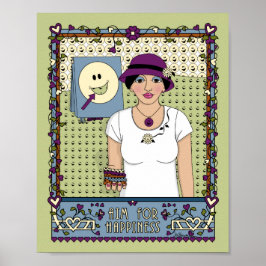 Póster Apuntar A La Felicidad_A_8x10 Poster