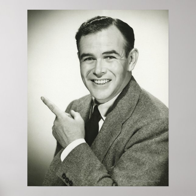 Póster Apuntar a un empresario (Frente)