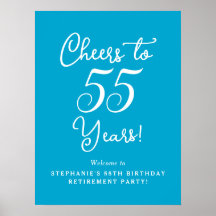 Aqua Blue Cheers a 55 años de Fiesta de Jubilación