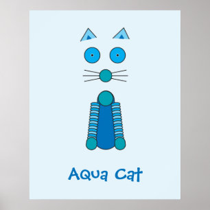 Póster Aqua CAT