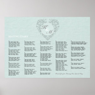 Póster Aqua HeartyChic