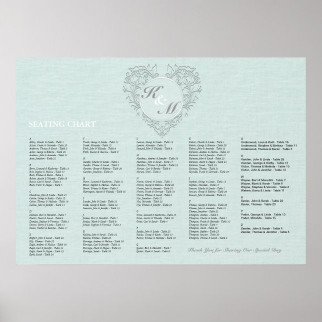 Póster Aqua HeartyChic (Frente)