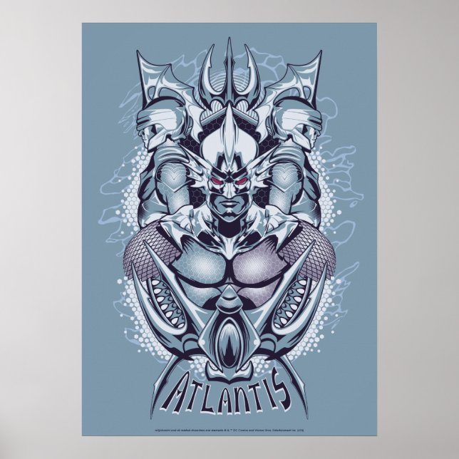 Póster Aquaman | Orden del Rey de Atlantis Gráfico (Frente)