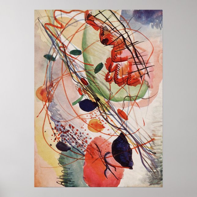 Póster Aquarell de Kandinsky (Frente)