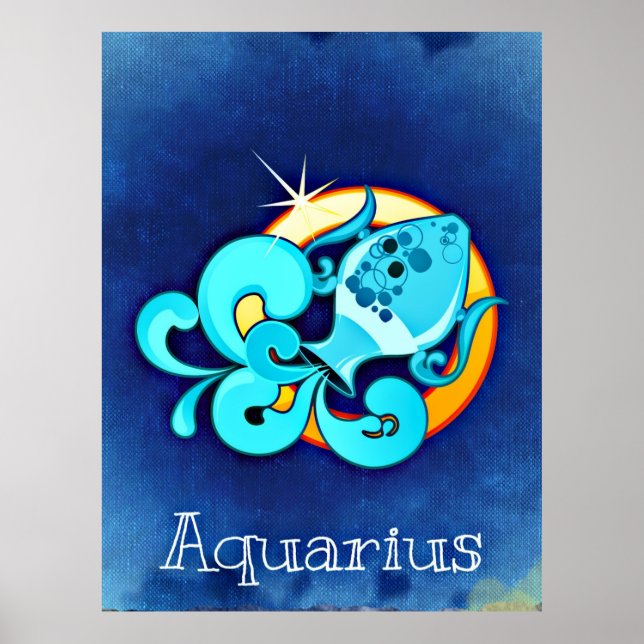 Póster Aquarius (Frente)