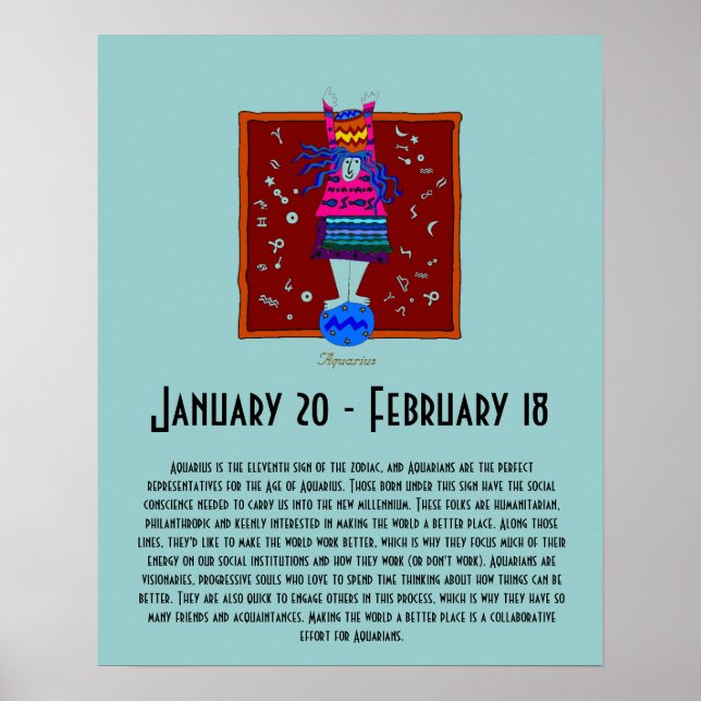 Póster Aquarius (Frente)