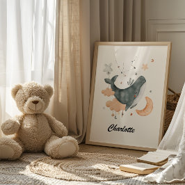 Póster Aquarius Baby - Tu Pequeña Nursera De Agua