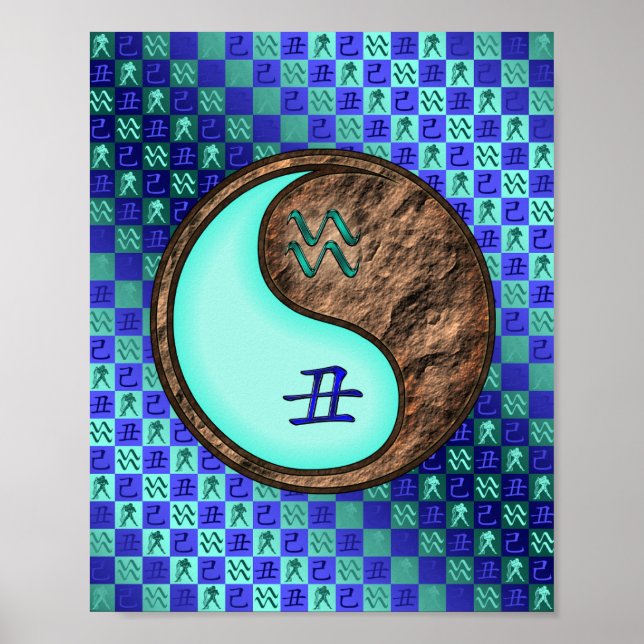 Póster Aquarius y Earth Ox (Frente)