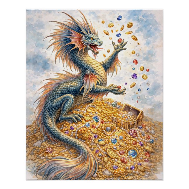 Póster Aquatic Dragon (Anverso)