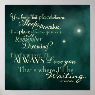 Póster Aquí es donde esperaré el poster