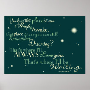 Póster Aquí es donde esperaré el poster