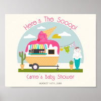 Aquí está el Baby Shower del Camper de Hielo Rosad