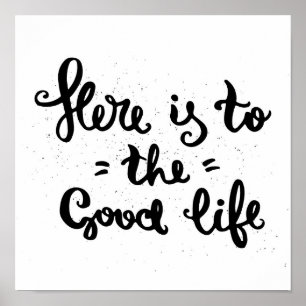 Póster Aquí Está La Buena Vida