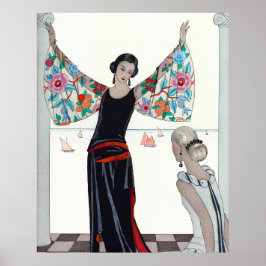 Póster Aquí están mis alas - George Barbier