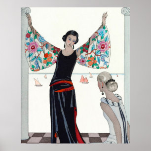 Póster Aquí están mis alas - George Barbier