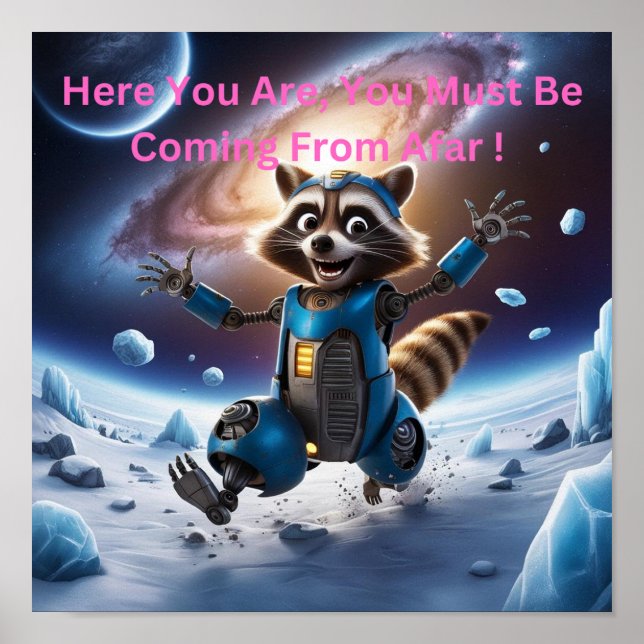 Póster Aquí estás, debes estar viniendo de lejos (Frente)