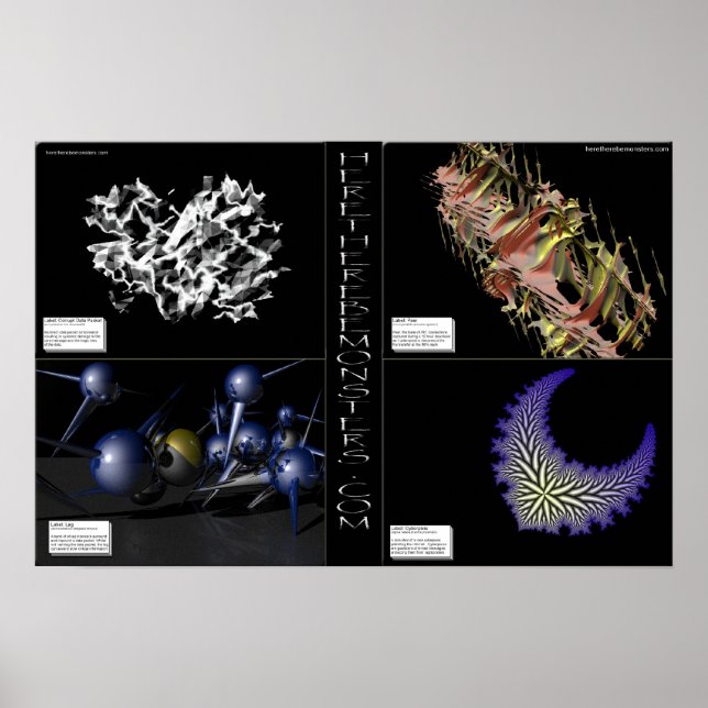 Póster Aquí hay un paquete de monstruos 4 (Frente)