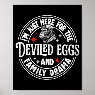 Póster Aquí por los huevos endiablados y el drama familia