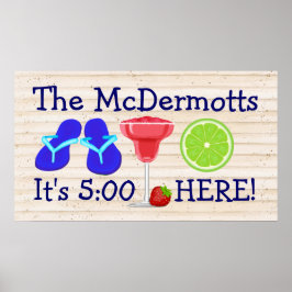 Póster Aquí son las 5:00