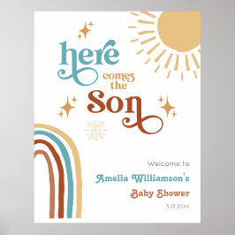 Póster Aquí viene el Baby Shower de Son Sunshine Boy