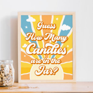 Póster Aquí viene el Baby Shower de Sun adivina cuántos