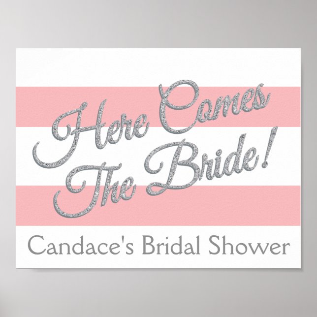 Póster Aquí viene el Poster de la novia (Frente)