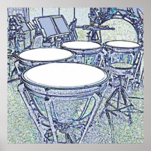 Póster Aquí viene la banda - Timpani