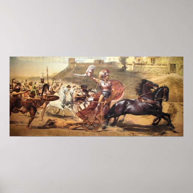 Póster Aquiles triunfantes (Frente)