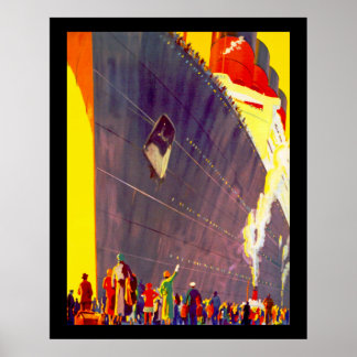 Póster Aquitania Saliendo