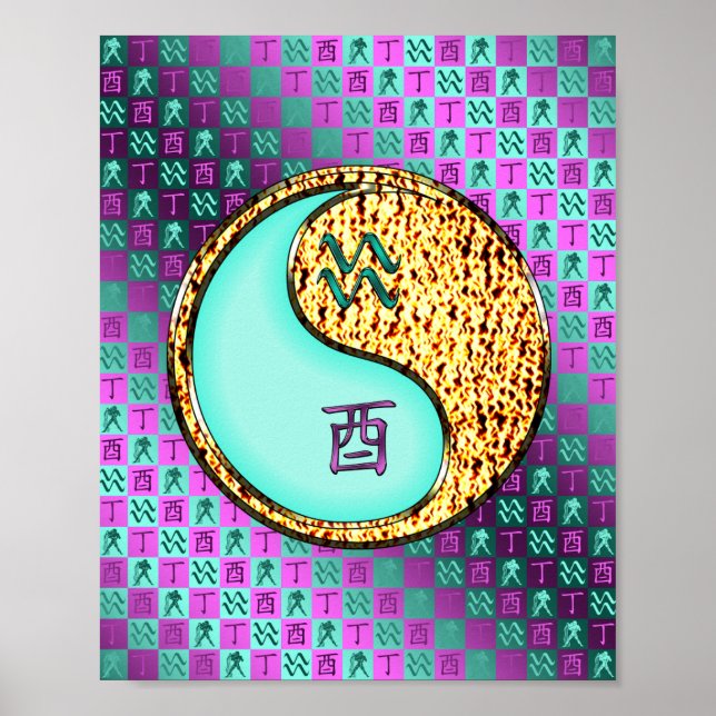 Póster Aquius y Fire Rooster (Frente)