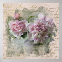 ** AR23 Escritura a mano con peones florales en vi