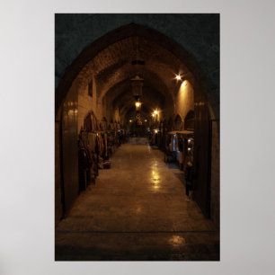 Póster Árabe Alepo Handcraft Bazaar - Siria Medio Oriente