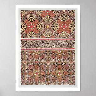 Póster Arabesques del techo de la mezquita de