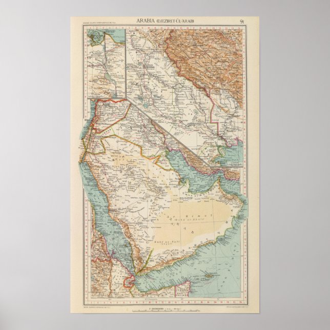 Póster Arabia Saudita (Frente)