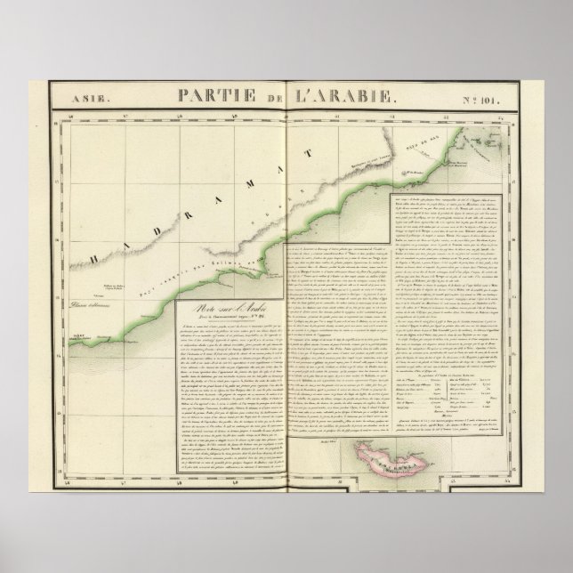 Póster Arabia Saudita, Asia 101 (Frente)