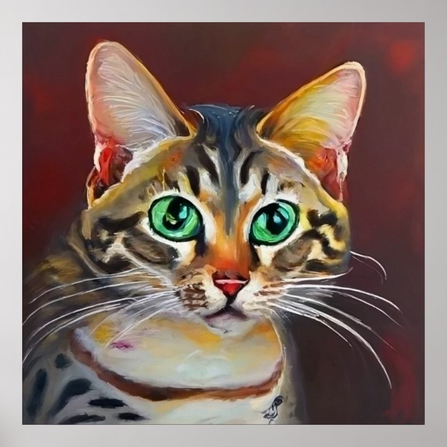 Póster Arabian Mau Cat (Frente)